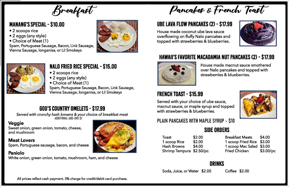 Waimanalo Poke Stop Menu image 3
